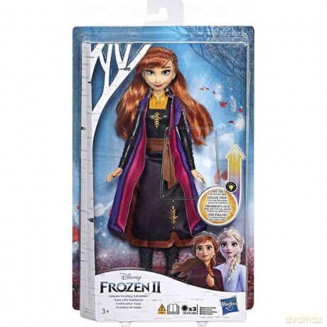 Lalka Kraina Lodu 2 (Frozen 2) Magiczna podświetlana suknia Anna