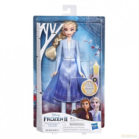 Lalka Kraina Lodu 2 (Frozen 2) Magiczna podświetlana suknia Elsa