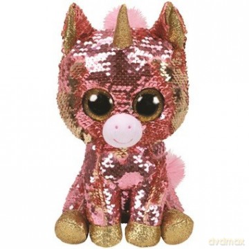 Maskotka TY Beanie Boos - Cekinowy jednorożec 24 cm