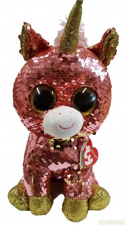 Maskotka TY Beanie Boos - Cekinowy jednorożec 24 cm