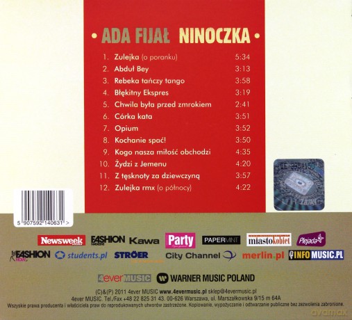 Ada Fijal: Ninoczka  [CD]
