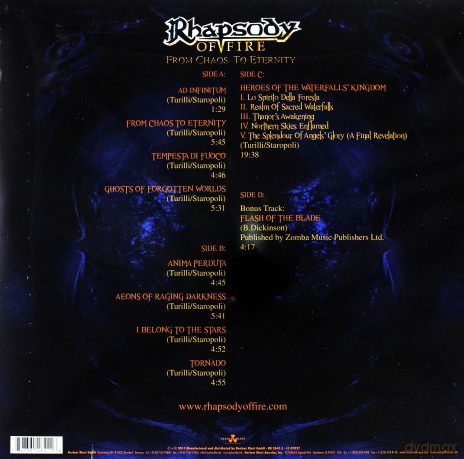 Rhapsody Of Fire: From Chaos To Eternit [2xWinyl]