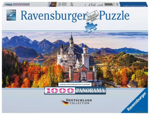 RAVENSBURGER 1000 el. Panorama Zamek Neuschwanstein [PUZZLE]