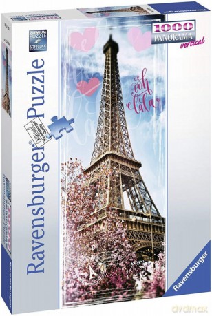 RAVENSBURGER 1000 el. Wieża Eifla [PUZZLE]