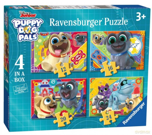 RAVENSBURGER Puppy and Dog Palls 4w1 [PUZZLE]