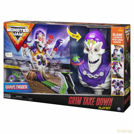 Tor samochodowy Monster Jam Zestaw Zombie Nokaut