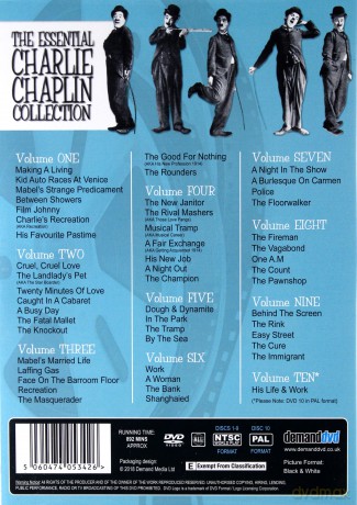 The Essential Charlie Chaplin Collection Featuring 50 Films [BOX] [10DVD]