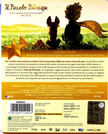 The Little Prince (Mały Książę) [Blu-Ray 3D]+[Blu-Ray]