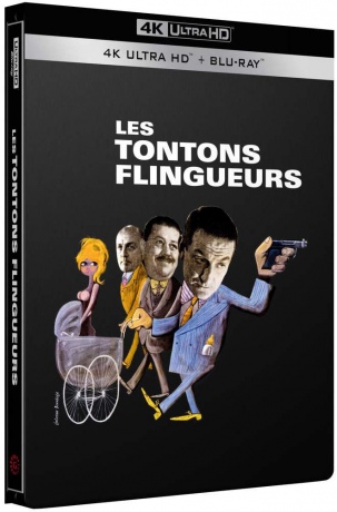 Les Tontons Flingueurs (Testament gangstera) (steelbook) [Blu-Ray 4K]+[Blu-Ray]