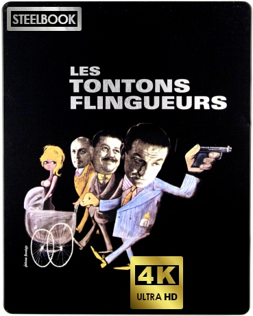 Les Tontons Flingueurs (Testament gangstera) (steelbook) [Blu-Ray 4K]+[Blu-Ray]