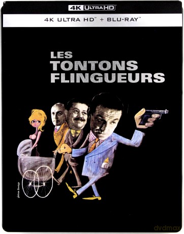 Les Tontons Flingueurs (Testament gangstera) (steelbook) [Blu-Ray 4K]+[Blu-Ray]