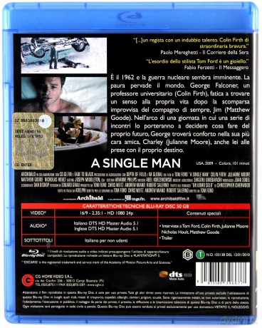 A Single Man (Samotny mężczyzna) [Blu-Ray]