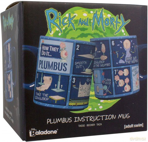 Rick and Morty Plumbus Instruction Kubek