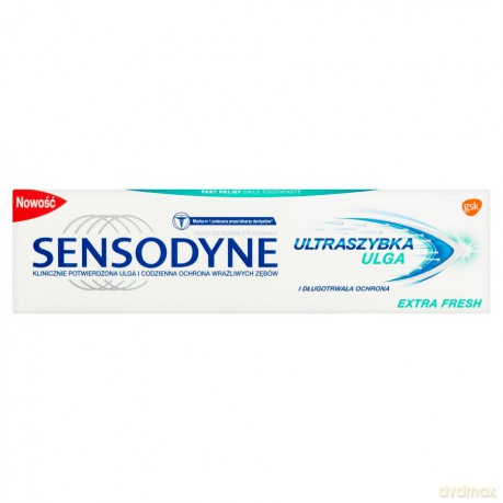 GSK Sensodyne Pasta do zębów Ultraszybka Ulga Extra Fresh 75 ml