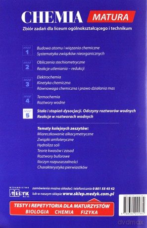 Chemia Zbiór zadań Zeszyt 3 Matura poziom rozszerzony - Michał Fau [KSIĄŻKA]  