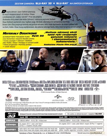 Szybcy i wściekli: Hobbs i Shaw [Blu-Ray 3D]+[Blu-Ray]