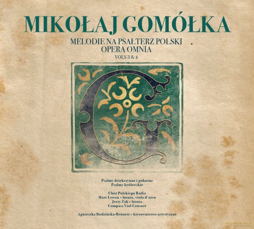 Mikołaj Gomółka: Melodie na psałterz polski vol. 2 [2CD]