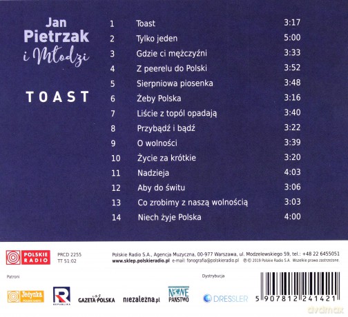 Jan Pietrzak: Toast [CD]