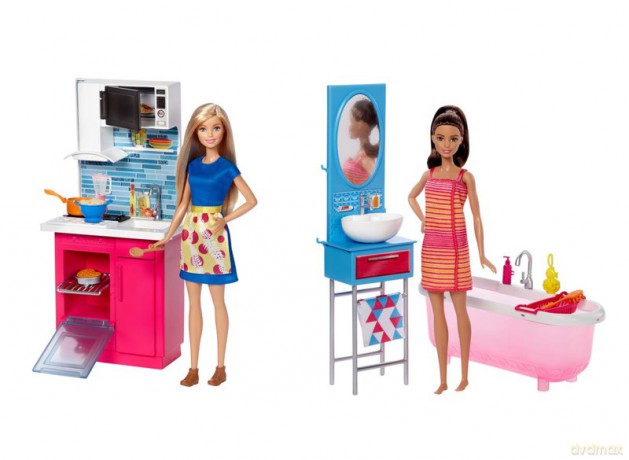 Barbie Mebelki + lalka