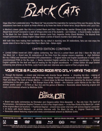 Edgar Allan Poe's Black Cats: Your Vice Is a Locked Room and Only I Have the Key / The Black Cat [BOX] [2xBlu-Ray]+[2DVD]