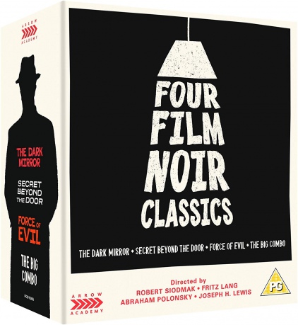 Four Film Noir Classics: The Dark Mirror / Secret Beyond the Door / Force of Evil / The Big Combo [BOX] [4xBlu-Ray]+[4DVD]