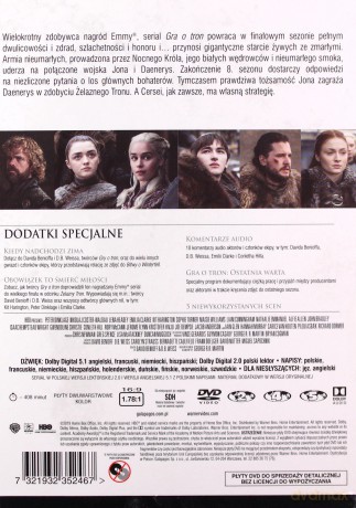 Gra o Tron Sezon 8 [4DVD]