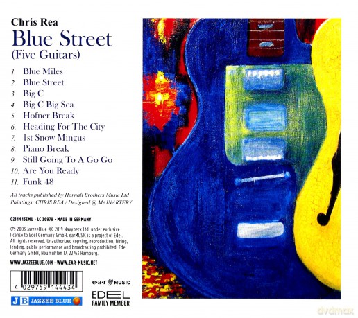 Chris Rea: Blue Street Five Guitars (digipack) [CD]