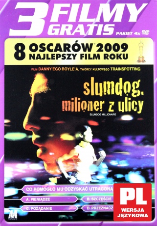 Slumdog. Milioner z ulicy + 3 FILMY GRATIS [BOX] [4DVD]