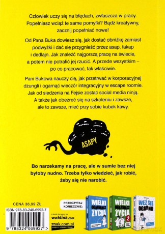 Wielki Ogarniacz Pracy, czyli jak robić i się nie narobić - Pani Bukowa, Pan Buk [KSIĄŻKA]