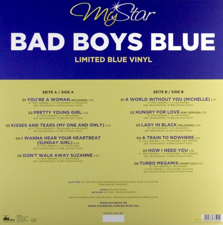 Bad Boys Blue: My Star (Limited) [Winyl]