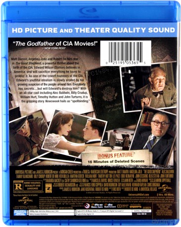 The Good Shepherd (Dobry agent) [Blu-Ray]