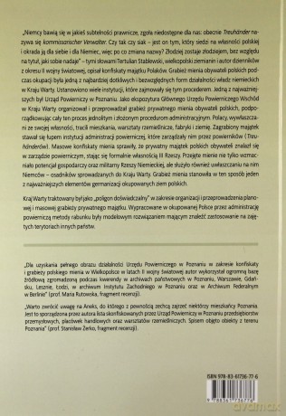 Grabież mienia w Kraju Warty 1939-1945 Działalność Urzędu Powierniczego w Poznaniu - Bogumił Rudawski [KSIĄŻKA]
