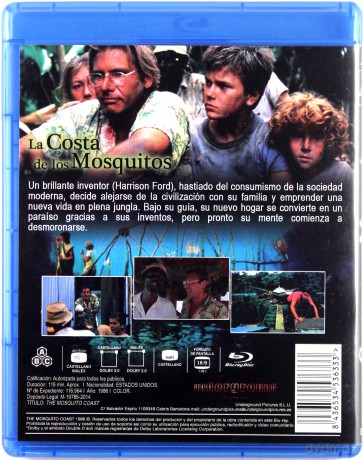 The Mosquito Coast (Wybrzeże moskitów) [Blu-Ray]