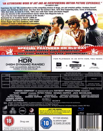 Easy Rider [Blu-Ray 4K]+[Blu-Ray]