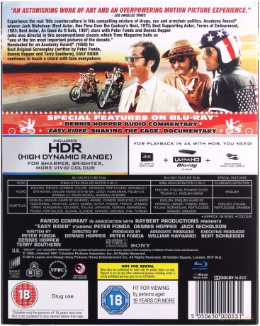 Easy Rider [Blu-Ray 4K]+[Blu-Ray]