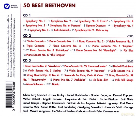 50 Best Beethoven [3CD]