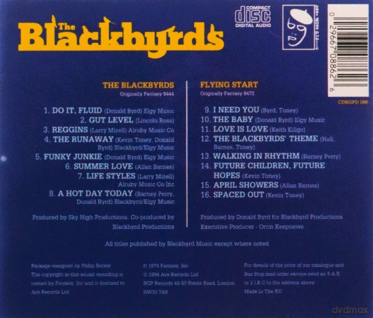 Blackbyrds: Blackbyrds/Flying St [CD]