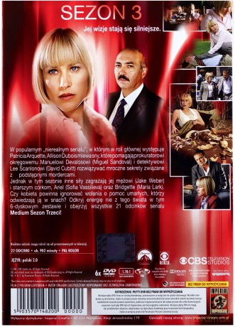 Medium sezon 3 [BOX] [6DVD]