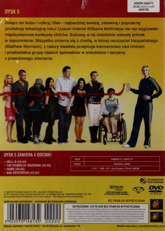 Glee sezon 1 Dysk 5 [DVD] 