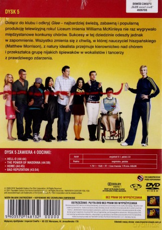 Glee sezon 1 Dysk 5 [DVD] 