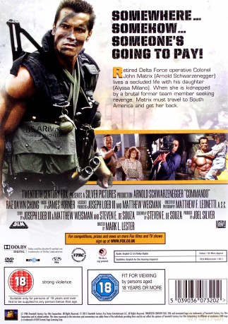 Commando (Komando) [DVD]