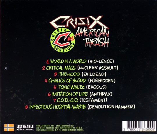 Crisix: Crisix Sessions: #1 American Thrash [CD]