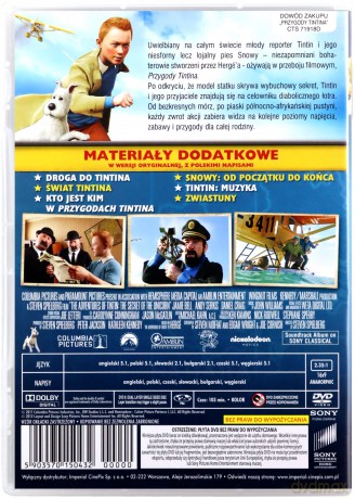 Przygody Tintina [DVD]
