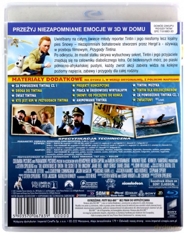 Przygody Tintina 3D [Blu-Ray]+[Blu-Ray 3D]
