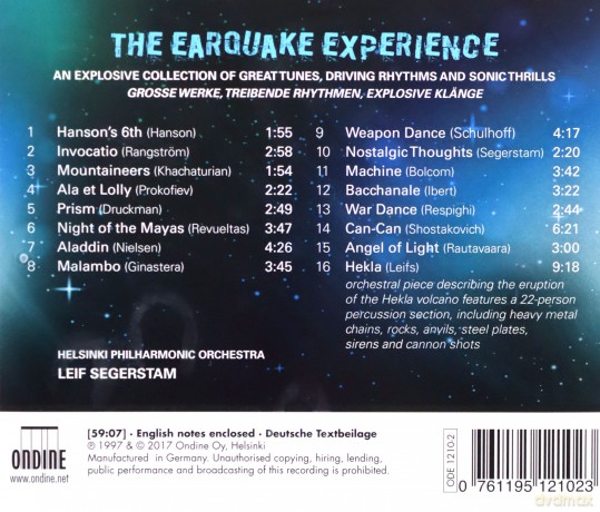 Helsinki Po Segerstam: Earthquake [CD]