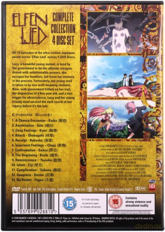 Elfen Lied - Complete Collection: Anime Legends [4DVD]