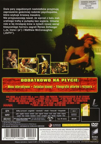 Teksańska masakra piłą mechaniczną: Następne pokolenie [DVD]