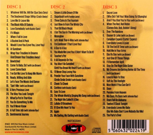 Doris Day: Greatest Hits [3CD]
