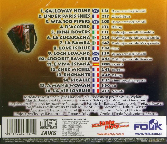 Z akordeonem przez świat [CD]