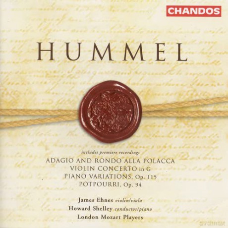 London Mozart Playersshelley: Hummelviolin Concerto In E [CD]